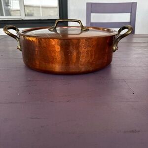 Mauviel for Williams Sonoma France Copper Rondeau, 5-Qt.copper pot